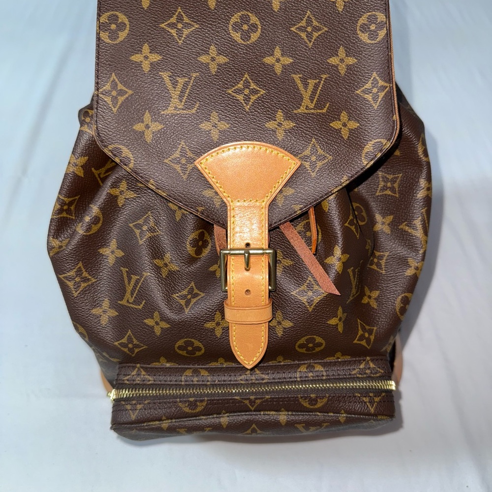Louis Vuitton Tan and Brown Monogram Backpack